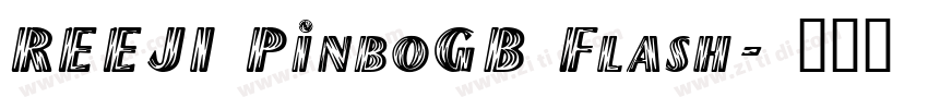 REEJI PinboGB Flash字体转换